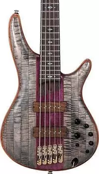 Ibanez Premium SR5CMDX 5-струнная бас-гитара - Black Ice Low Gloss SR5CMDXBIL