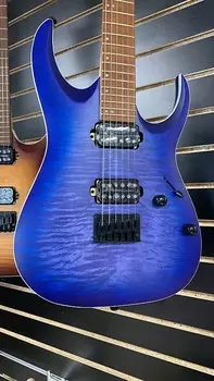 Ibanez RGA42FM-BLF Blue Lagoon Burst Flat