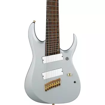 Ibanez RGDMS8 RGD Axe Design Lab Мультимензурная 8-струнная электрогитара Классическая серебристая матовая