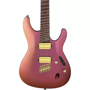 Ibanez SML721 S Axe Design Lab Мультимензурная электрогитара Chameleon цвета розового золота