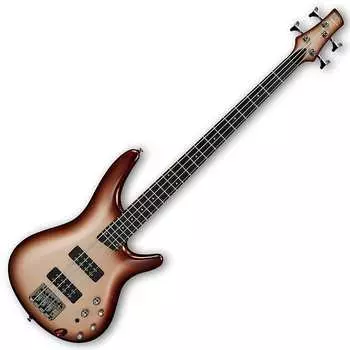 Ibanez SR300E SR Standard Series Electric 4 String Bass - Charred Champagne Burst