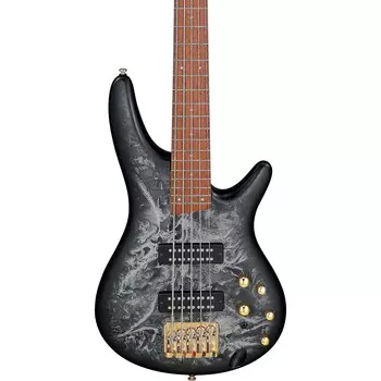 Ibanez SR305EDX 5-струнная электрическая бас-гитара Black Ice Frozen Matte
