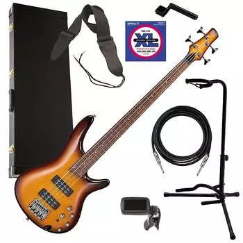 Ibanez SR370EF Безладовая бас-гитара - Brown Burst ПОЛНЫЙ НАБОР БАСС SR370EFBBT