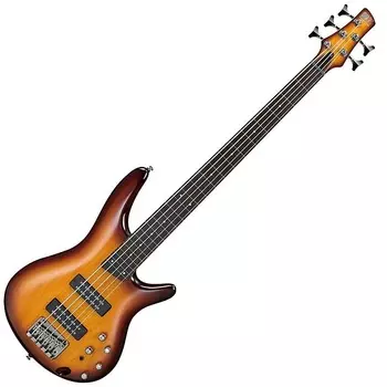 Ibanez SR375EF 5-струнная безладовая бас-гитара - Brown Burst