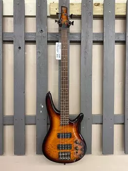 Ibanez SR400EQM Стеганый кленовый 4-струнный бас-гитара Dragon Eye Burst SR400EQM Quilted Maple 4-String Bass Dragon Eye Burst