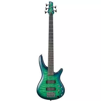 5-струнная электрическая бас-гитара Ibanez SR405EQMSLG из стеганого клена