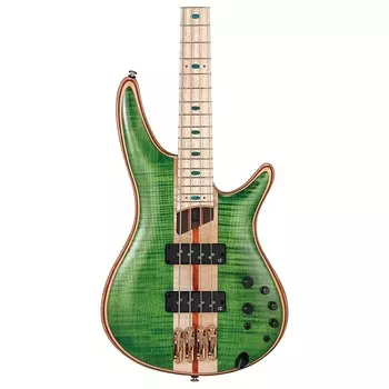 Ibanez SR4FMDX SR Premium 4-х струнный бас, изумрудно-зеленый глянцевый с сумкой для переноски