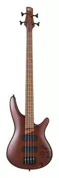 Ibanez SR500E 4-струнная бас-гитара коричневого цвета из красного дерева SR500E 4-String Bass