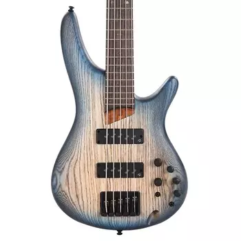Ibanez SR605E Стандартная 5-струнная бас-гитара Cosmic Blue Starburst Flat