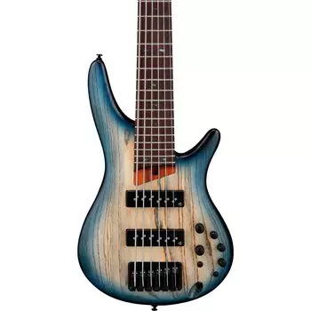 Ibanez SR606E 6-струнная электробас-гитара Cosmic Blue Starburst Flat