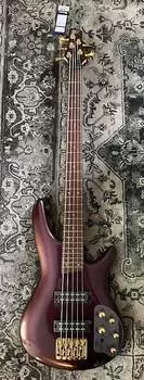 Ibanez SR Standard SR305EDXRGC 5-струнная электрическая бас-гитара из розового золота Chameleon SR Standard SR305EDXRGC 5-String Electric Bass Rose Gold Chameleon