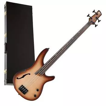 Ibanez SRH500F 4-х струнный безладовый бас - Natural Browned Burst PERFORMER PAK SRH500FNNF