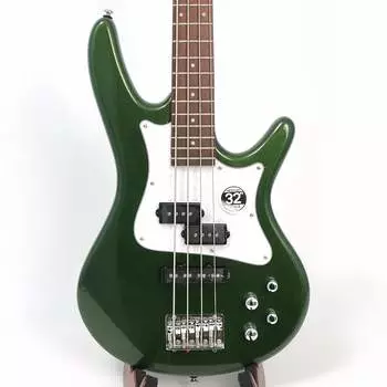 Ibanez SRMD200DMFT 4-струнная бас-гитара, цвет зеленый металлик