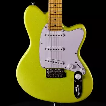 Ibanez Yvette Young Signature YY10 - Slime Green Sparkle