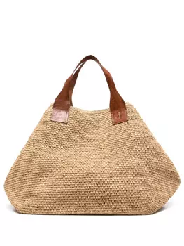 IBELIV плетеная сумка-тоут, нейтральный