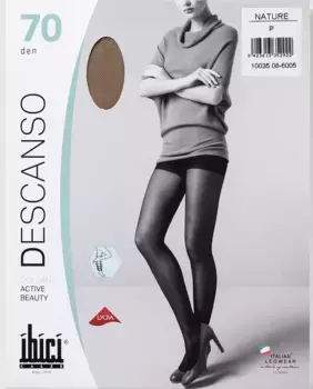 Ibici женские трусики для отдыха плотностью 70 ден, цвет Natural