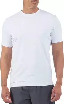 Ibkul Мужская футболка Modern Fit с короткими рукавами, белый