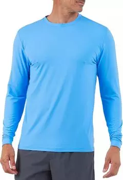 Ibkul Мужская футболка современного кроя с длинными рукавами