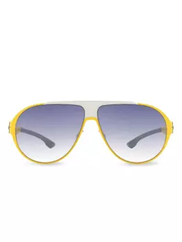 Ic! Berlin солнцезащитные очки Carson, желтый