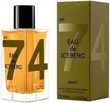 Iceberg, Eau de Iceberg Amber Pour Homme, туалетная вода, 100 мл