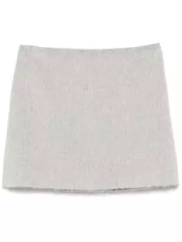 Iceberg фактурная юбка мини, серый