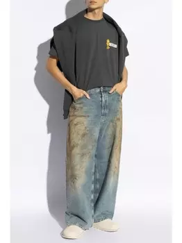 Iceberg футболка Гарфилд из хлопка, серый