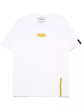 Iceberg футболка с логотипом, белый