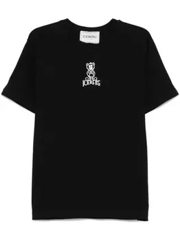 Iceberg футболка с принтом, черный