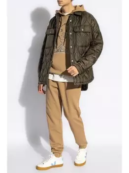 Iceberg хлопковые спортивные штаны, нейтральный цвет