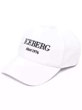 Iceberg кепка с вышитым логотипом, белый