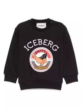 Iceberg Kids толстовка с принтом, черный