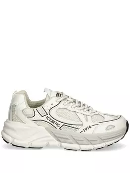 Iceberg кроссовки со вставками, белый