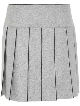 Iceberg меланжевая плиссированная юбка, серый