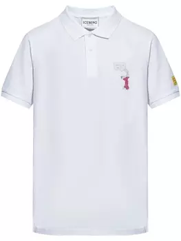 Iceberg рубашка поло из коллаборации с Looney Tunes, белый