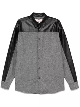 Iceberg рубашка со вставками, черный