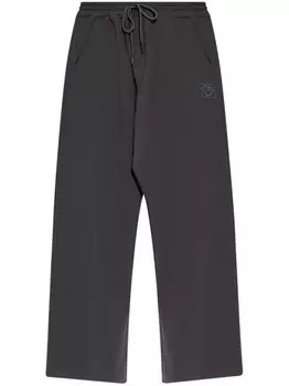 Iceberg спортивные штаны с нашивкой-логотипом, серый