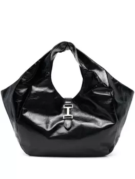 Iceberg сумка-тоут с логотипом, черный