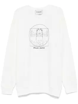 Iceberg толстовка с вышивкой из коллаборации с Garfield, белый