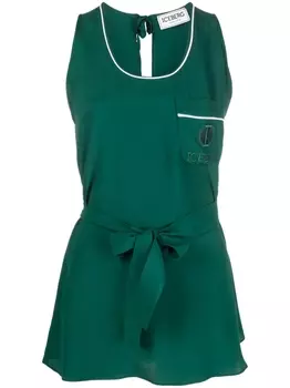 Iceberg топ без рукавов с логотипом, зеленый