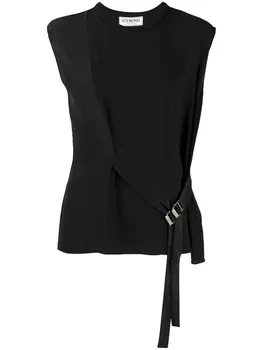 Iceberg топ без рукавов со вставками, черный