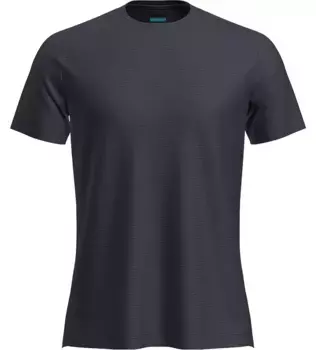 Icebreaker Мужская рубашка Merino 125 Cool-Lite Sphere III с коротким рукавом, цвет Midnight Navy Heather