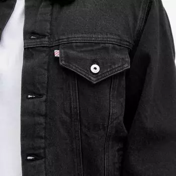 Icecream Джинсовая куртка из шерпы Running Dog Trucker, черный