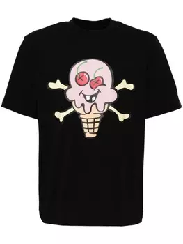 ICECREAM футболка с графичным принтом, черный