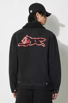 ICECREAM Running Dog джинсовая куртка из шерпы, черный