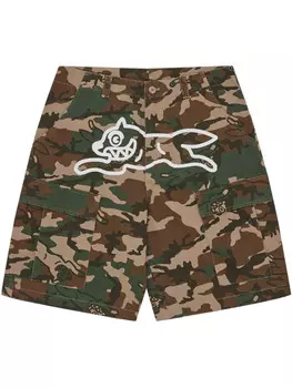 ICECREAM шорты с камуфляжным принтом, нейтральный