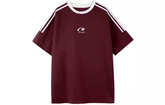 ICH MODE Футболка унисекс, Бургундия