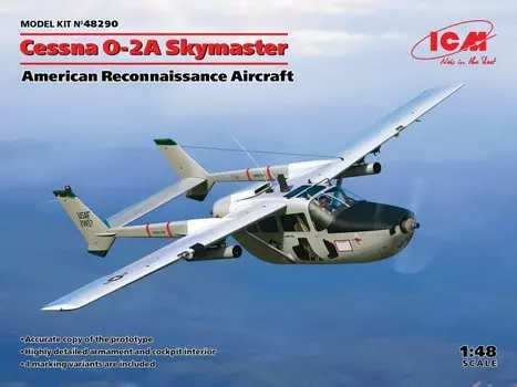 ICM 48290 Cessna O-2A Skymaster Американский самолет-разведчик 1/48 Inna marka