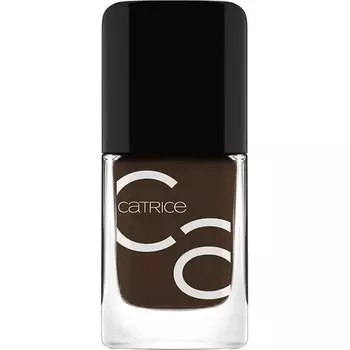 Iconails Gel Lacquer No. 131 Espressoly Great Brown Стойкий глянцевый веганский лак для ногтей 10,5 мл, Catrice