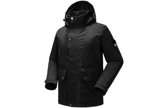 ICONIC Коллекция Ветровка мужская Jack Wolfskin, цвет Bright yellow/black/5533