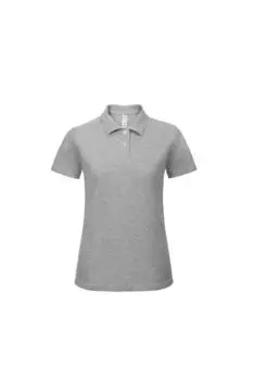ID.001 Простая рубашка-поло с короткими рукавами B&C, серый